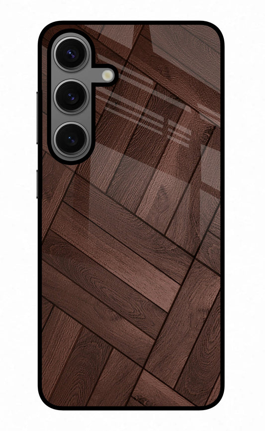 Wooden Texture Design Samsung S24 Plus Glass Case