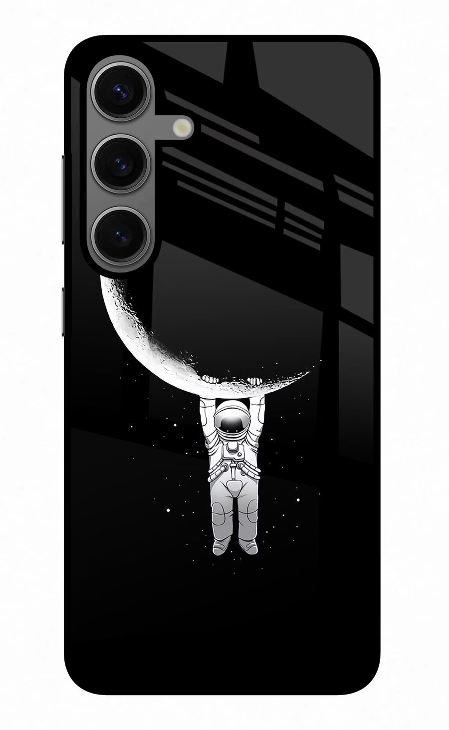 Moon Space Samsung S24 Plus Back Cover, Glass case