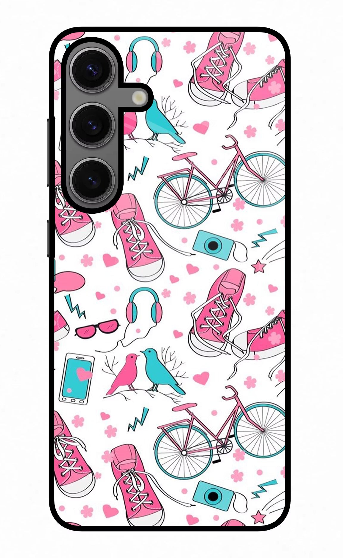 Artwork Samsung S24 Plus Glass Case Back Cover by Casekaro