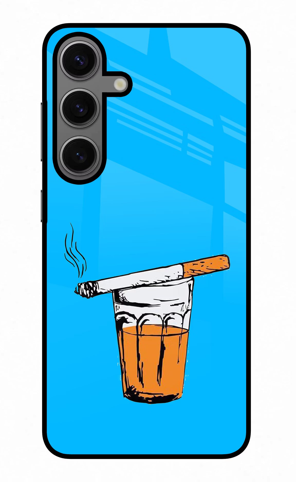 Chai Sutta Samsung S24 Plus Glass Case Back Cover by Casekaro