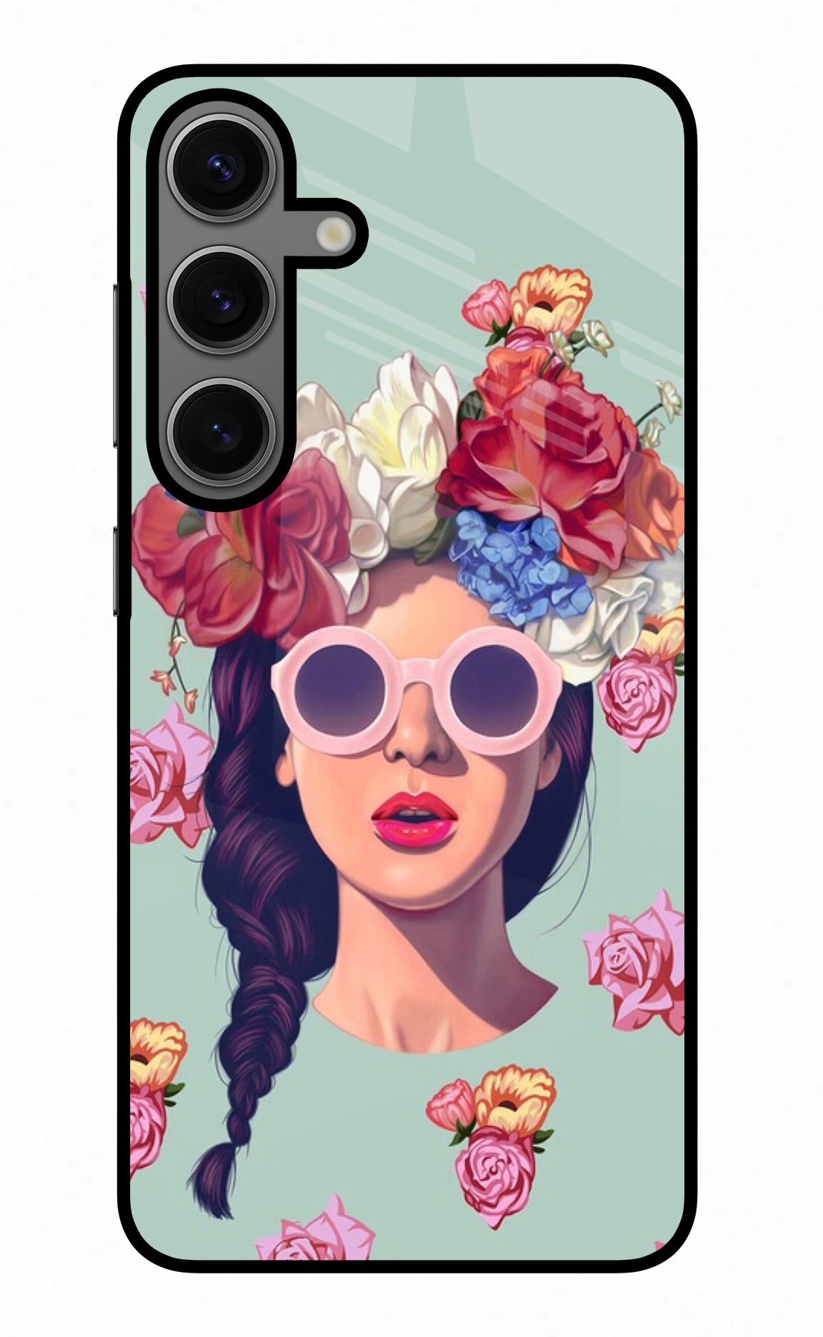 Pretty Girl Samsung S24 Plus Glass Case