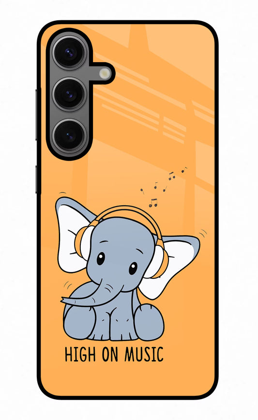 High On Music Samsung S24 Plus Glass Case