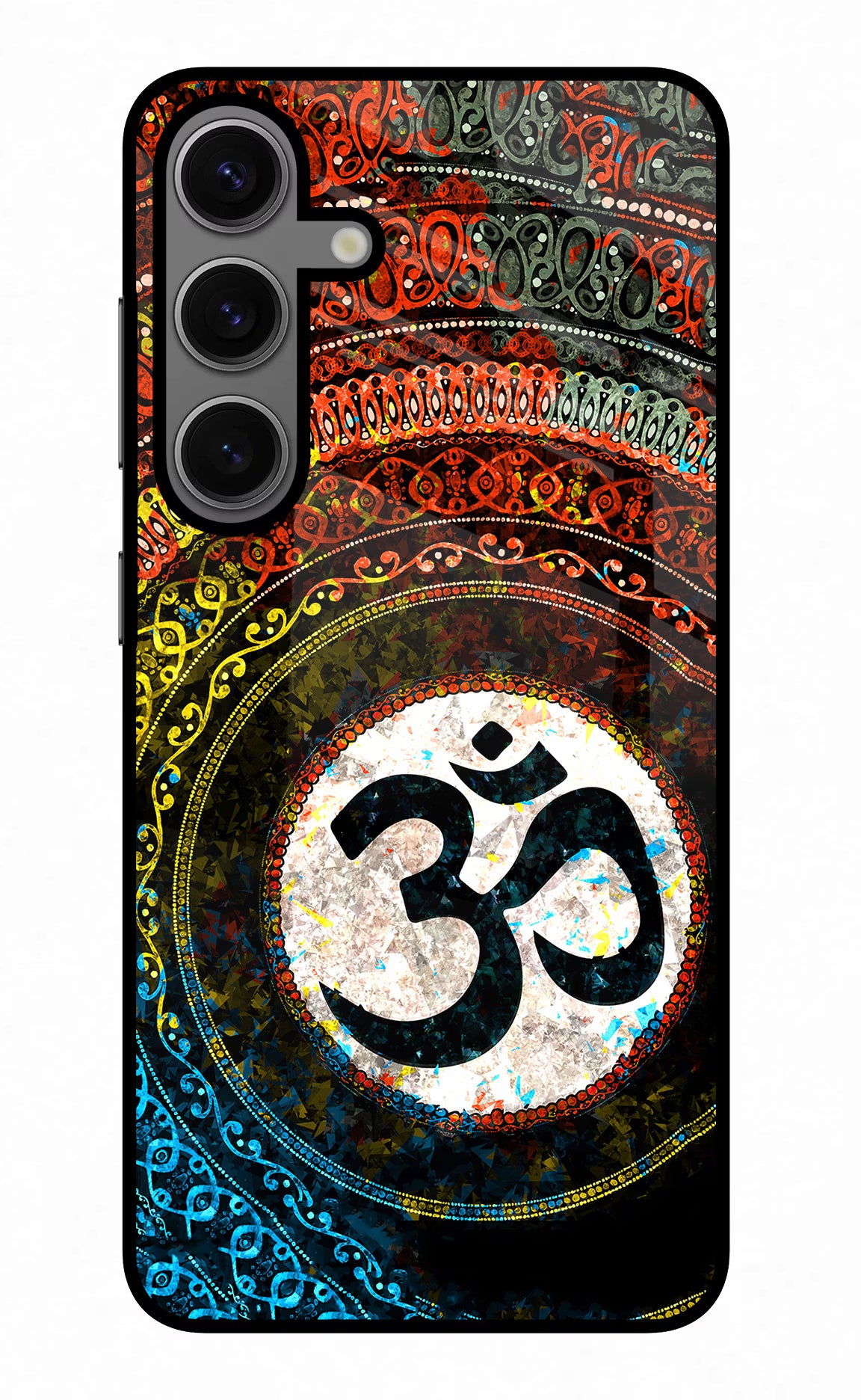 Om Cultural Samsung S24 Plus Glass Case Back Cover by Casekaro