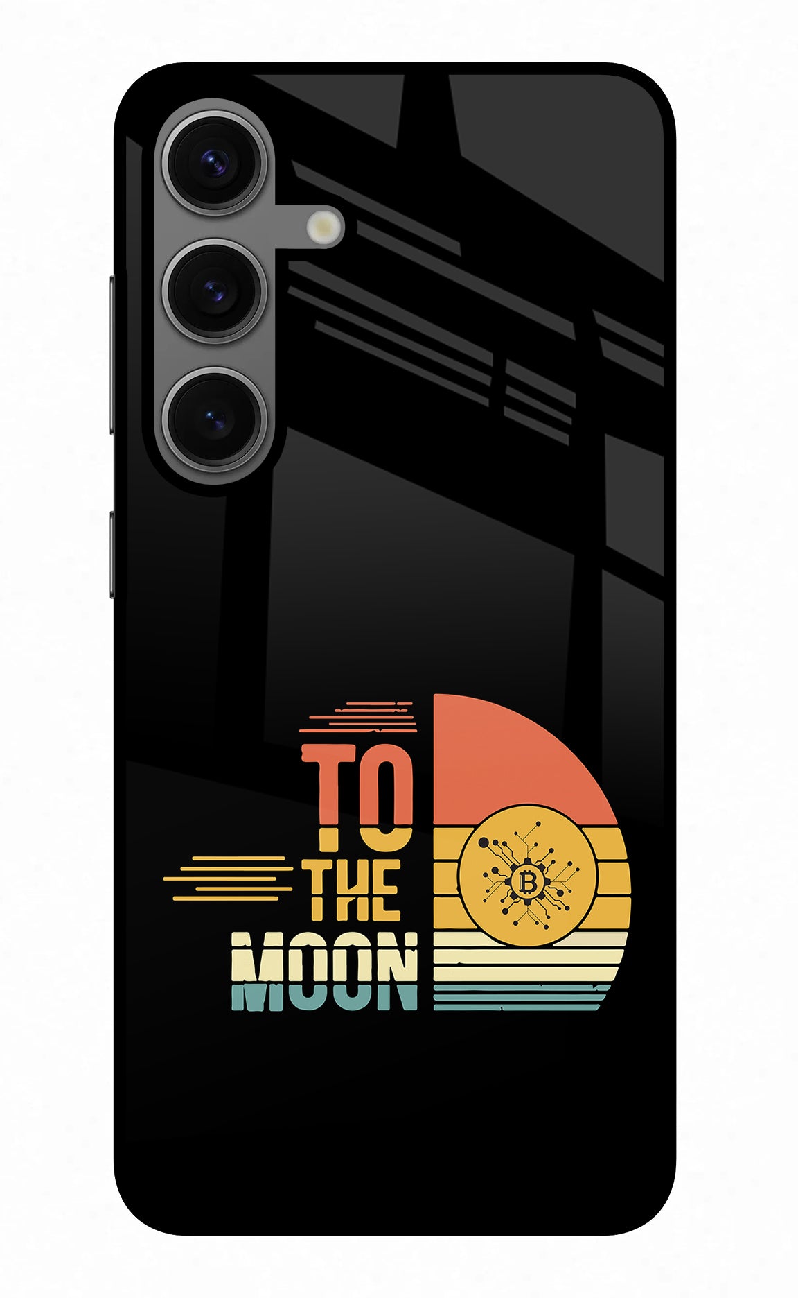 To the Moon Samsung S24 Plus Glass Case