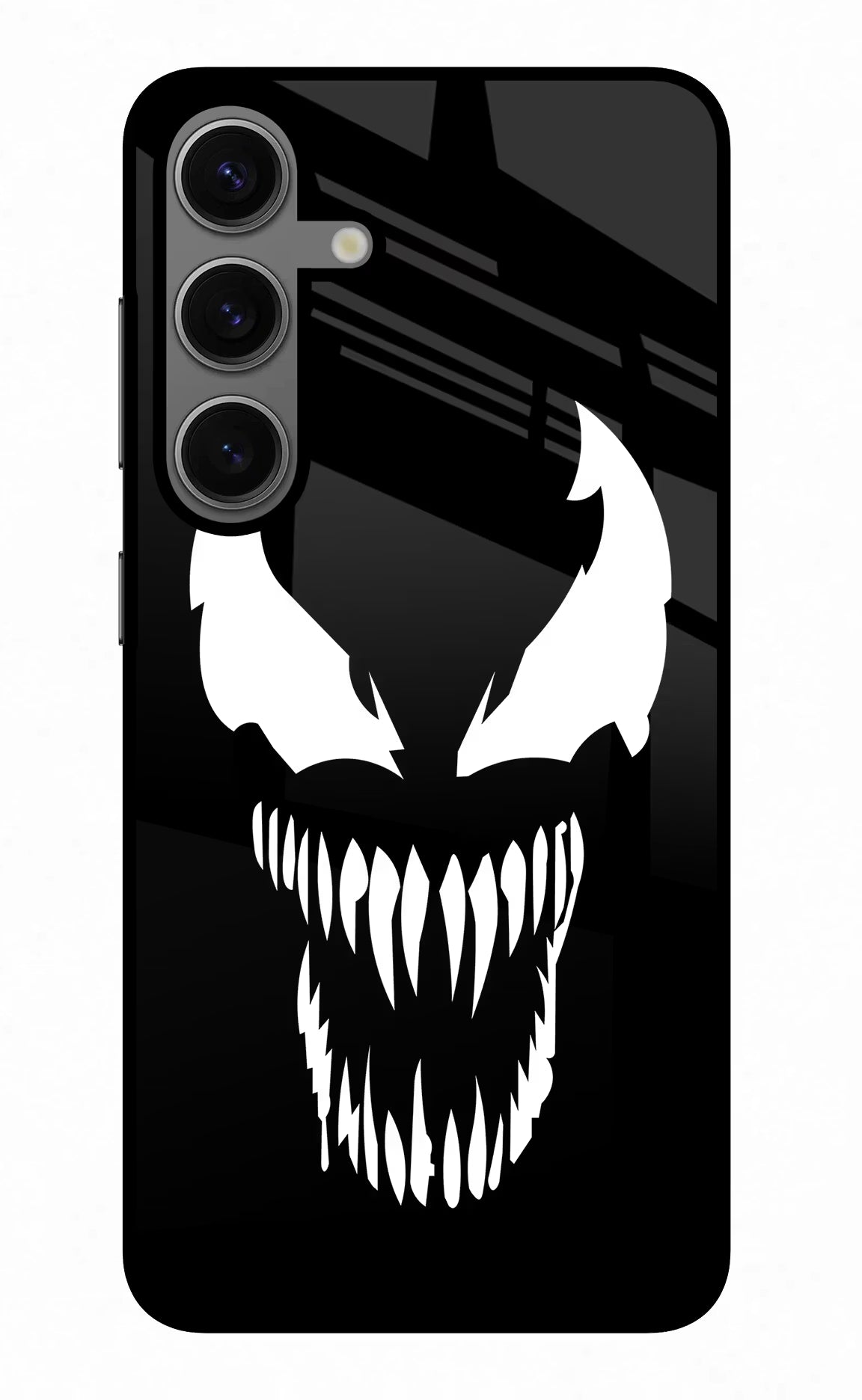 Venom Samsung S24 Plus Glass Case Back Cover by Casekaro