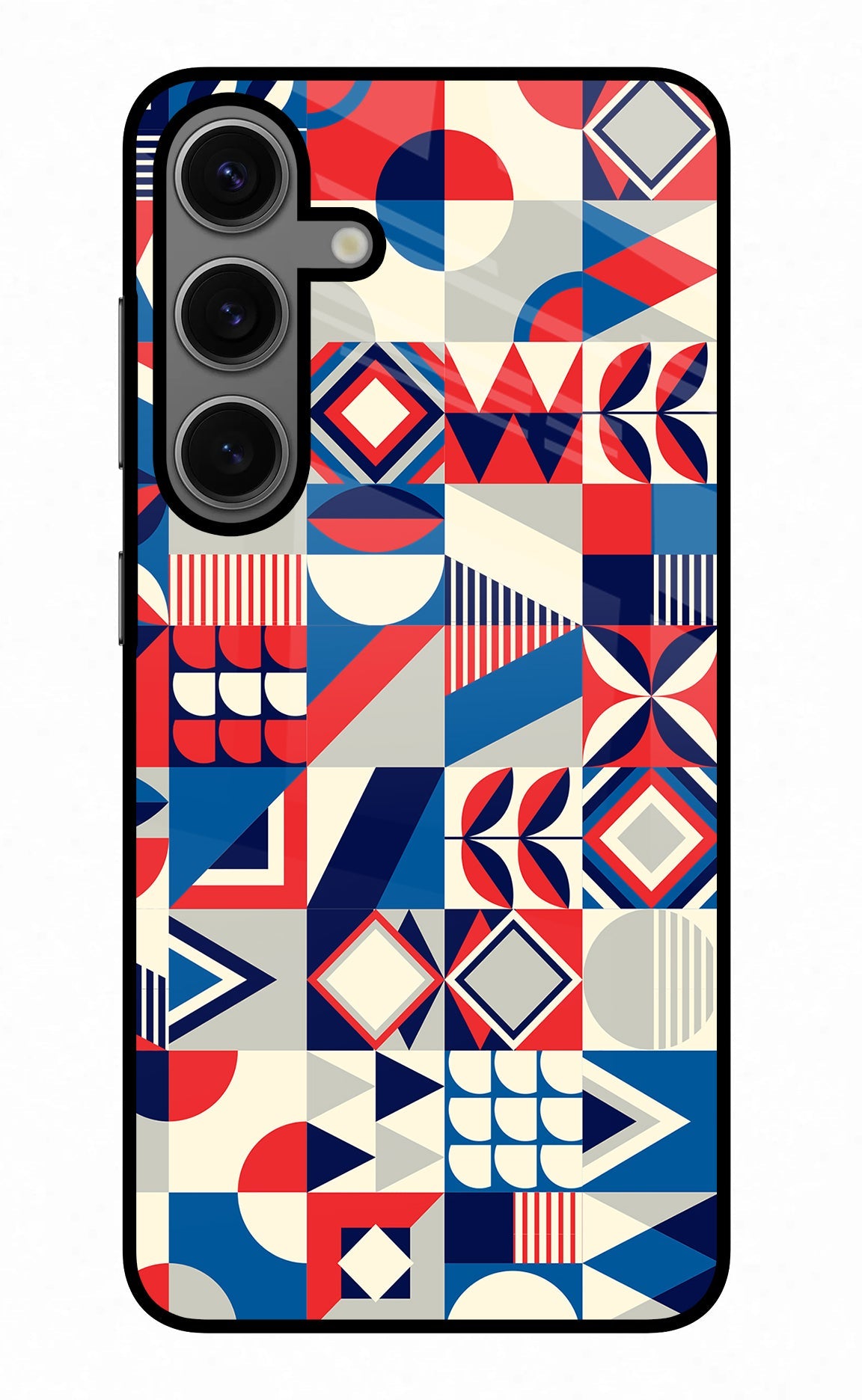 Colorful Pattern Samsung S24 Plus Glass Case