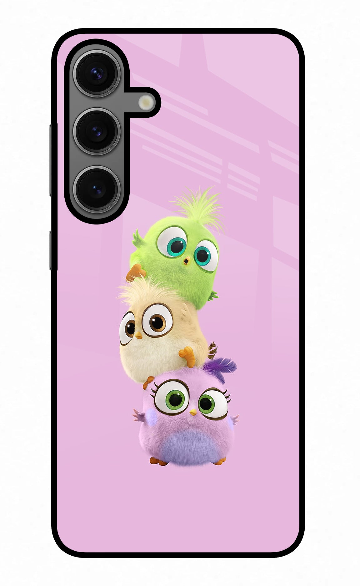 Cute Little Birds Samsung S24 Plus Glass Case