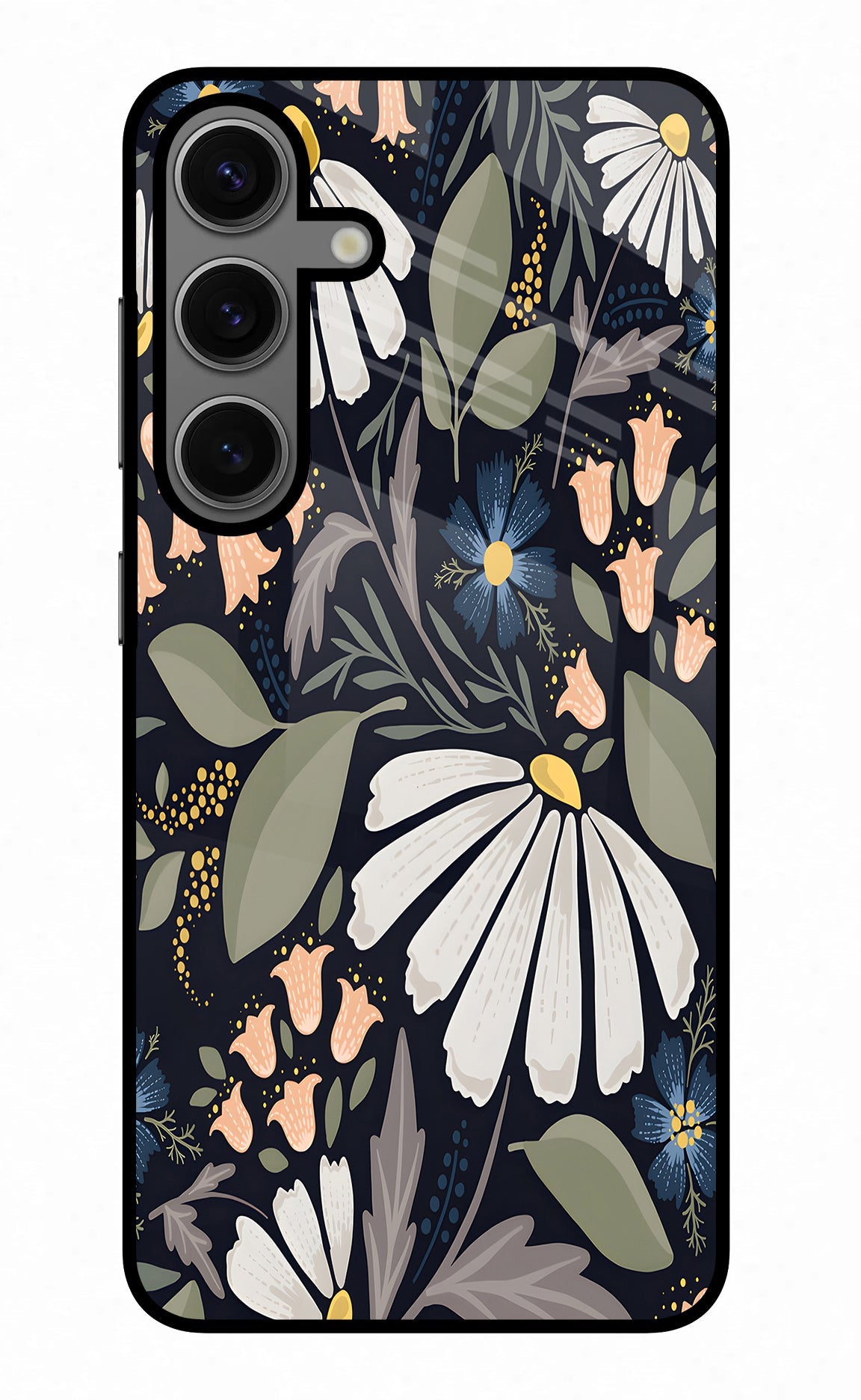 Flowers Art Samsung S24 Plus Glass Case