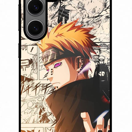 Pain Anime Samsung S24 Plus Glass Case Back Cover by Casekaro