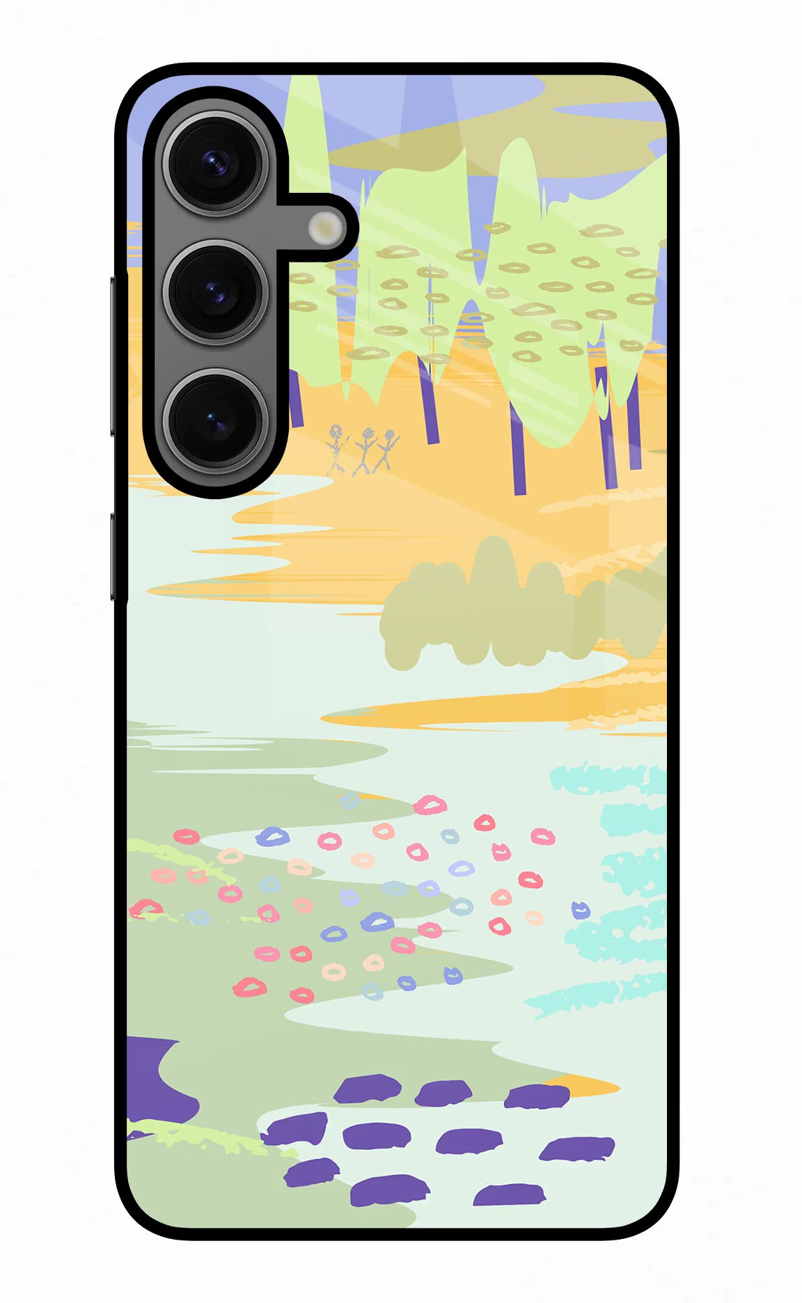 Scenery Samsung S24 Plus Glass Case Back Cover by Casekaro