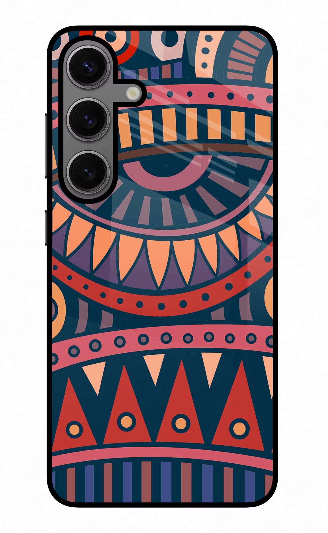African Culture Design Samsung S24 Plus Glass Case Back Cover by Casekaro