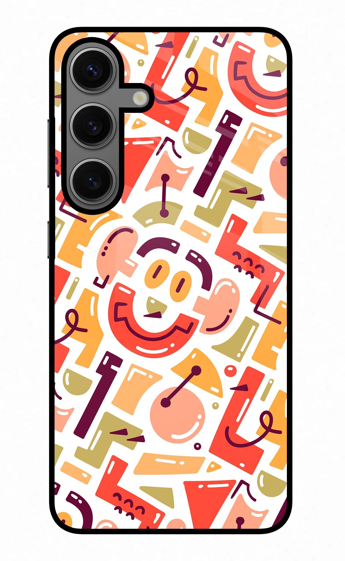 Doodle Pattern Samsung S24 Plus Back Cover