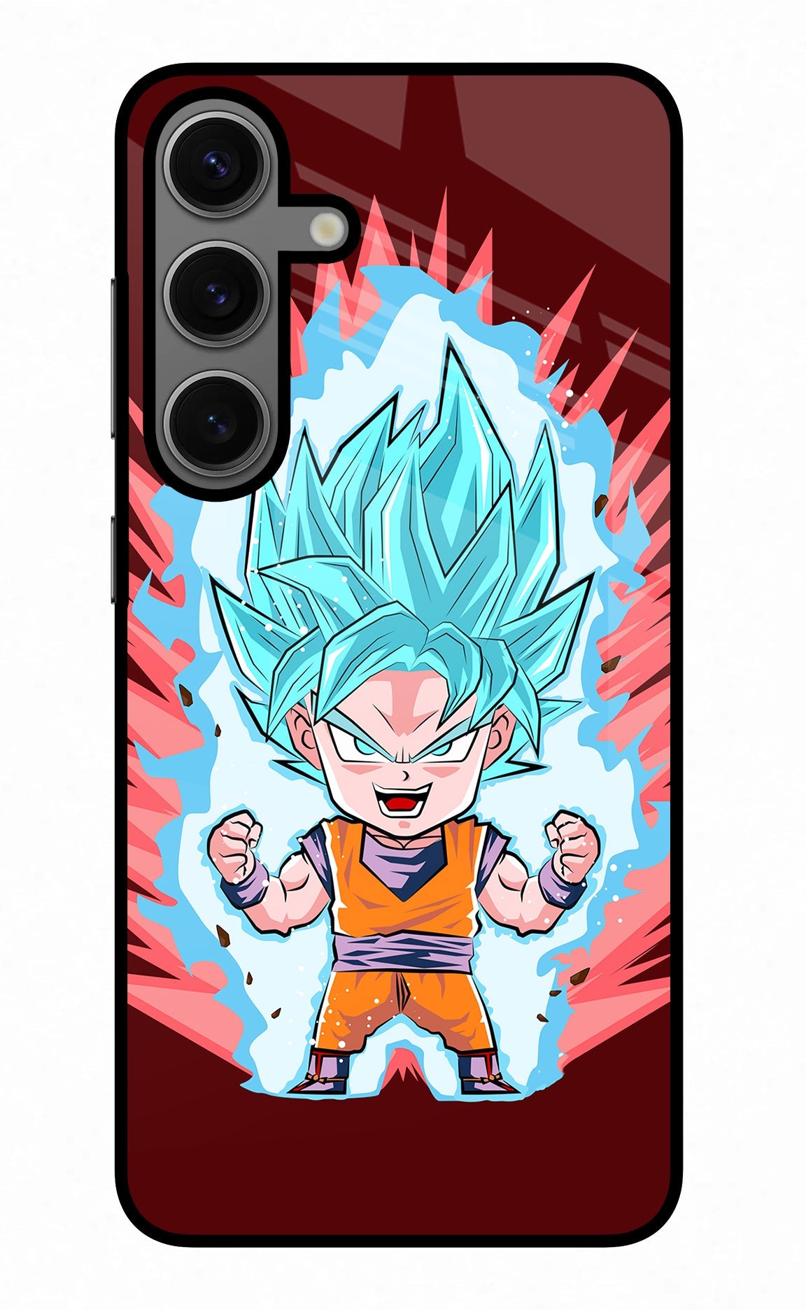 Goku Little Samsung S24 Plus Glass Case