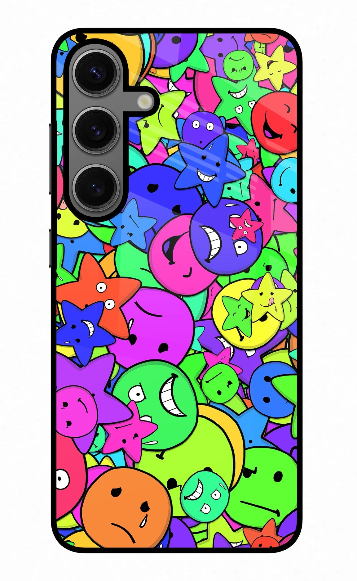 Fun Doodle Samsung S24 Plus Glass Case