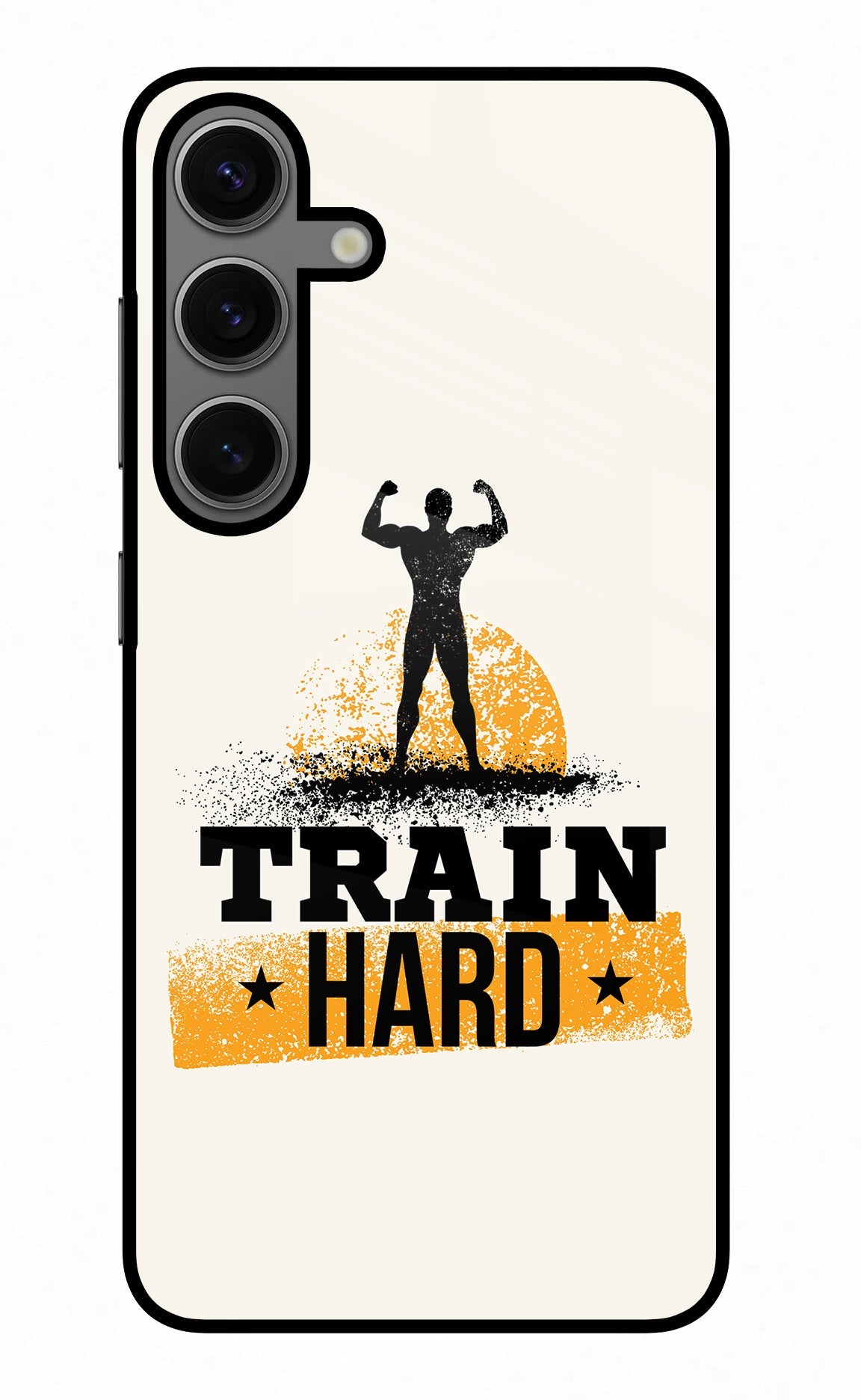 Train Hard Samsung S24 Plus Glass Case