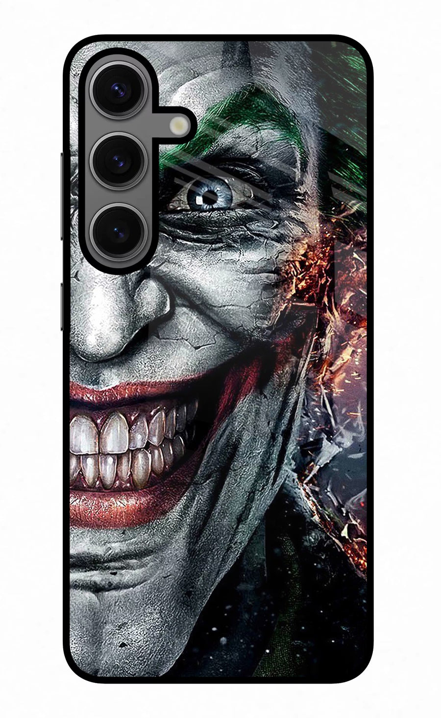 Joker Cam Samsung S24 Plus Back Cover, Glass case