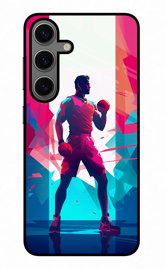 Champion Fighter (AI Generated) Samsung S24 Plus Glass Case