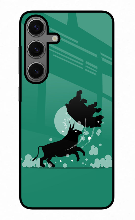 Bull Conqueror Samsung S24 Plus Glass Case