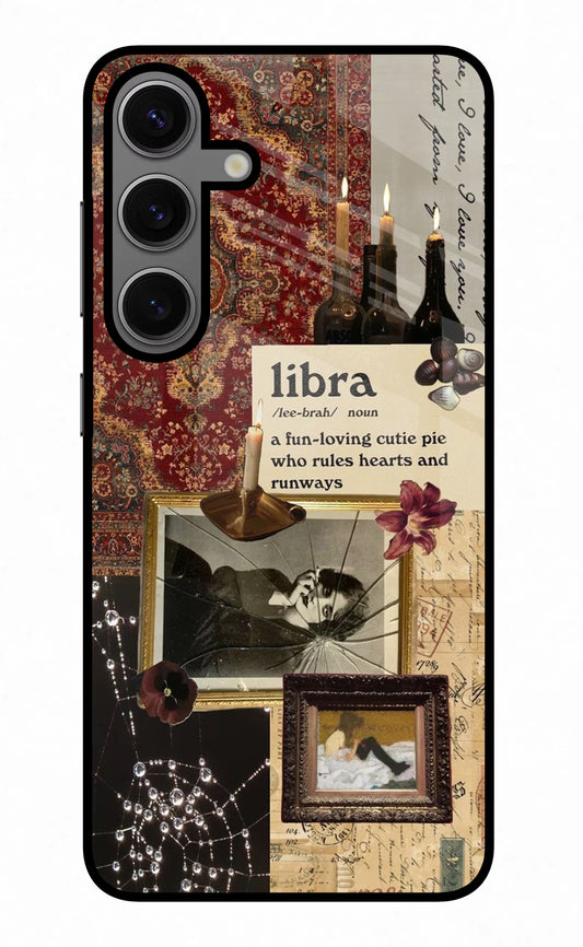 Libra Zodiac Samsung S24 Plus Glass Case