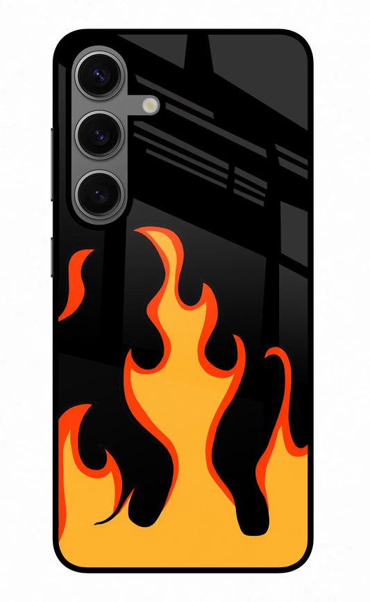 Fired Up – Black Samsung S24 Plus Glass Case