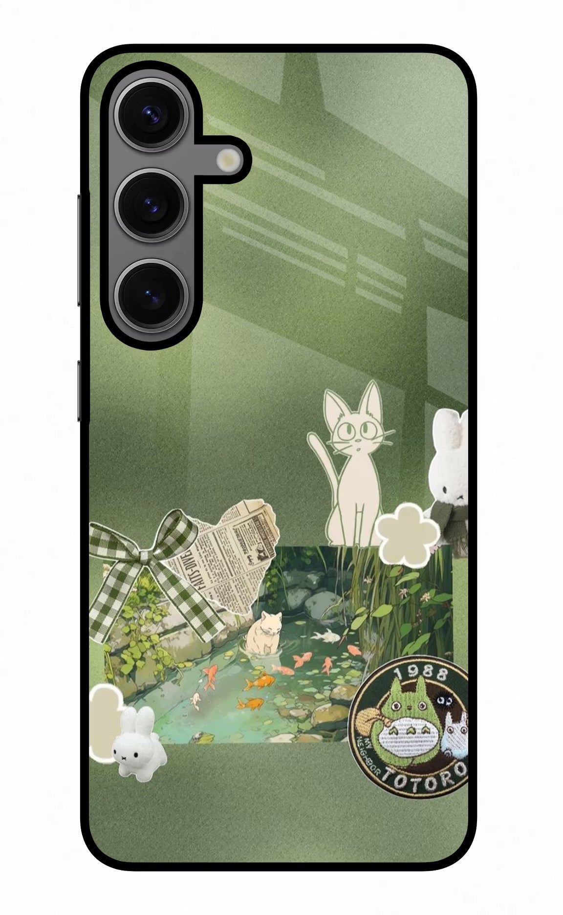 Aesthetic anime Samsung S24 Plus Glass Case