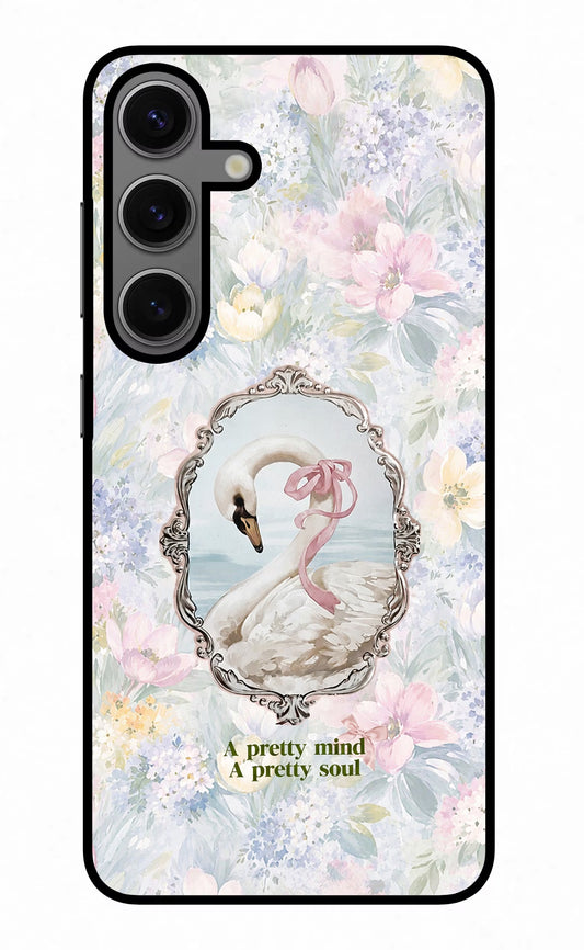 Pretty Mind Pretty Soul Samsung S24 Plus Glass Case