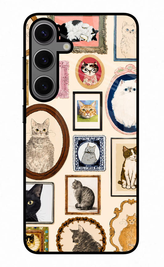 Mirror Cats Samsung S24 Plus Glass Case