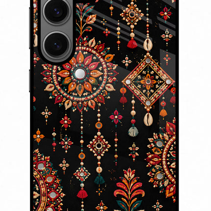 Boho Noir Samsung S24 Plus Glass Case