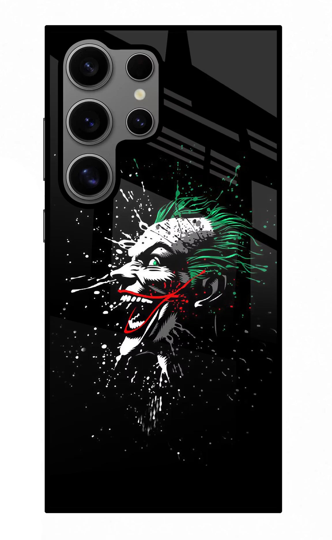 Joker Samsung S24 Ultra Glass Case Back Cover by Casekaro