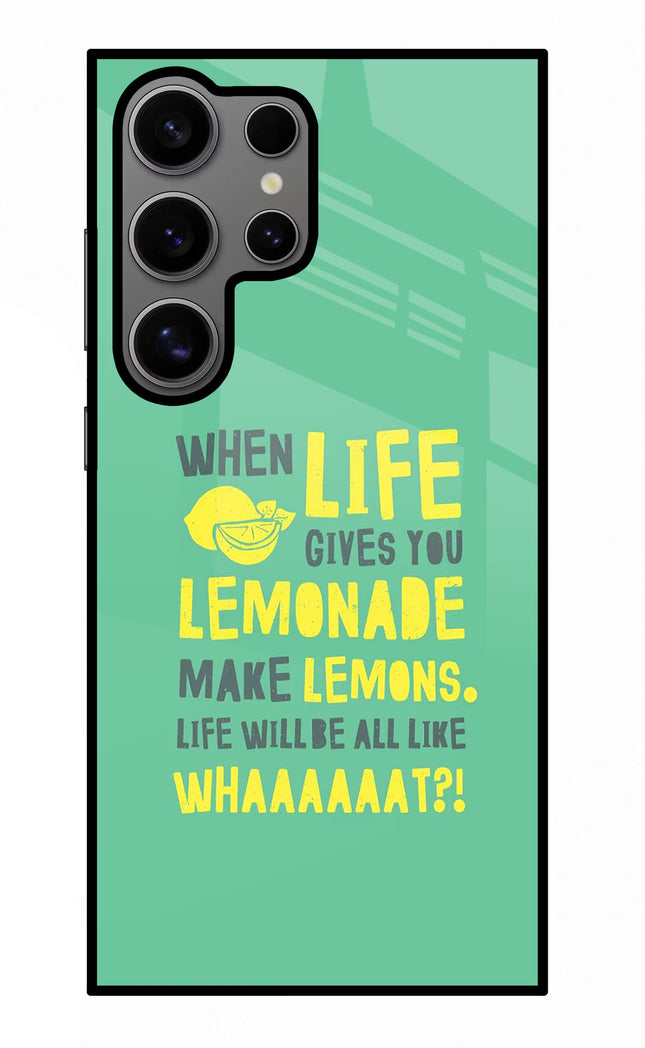 Quote Samsung S24 Ultra Glass Case