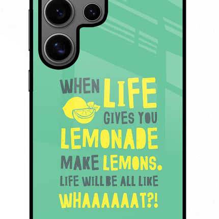 Quote Samsung S24 Ultra Glass Case Back Cover by Casekaro