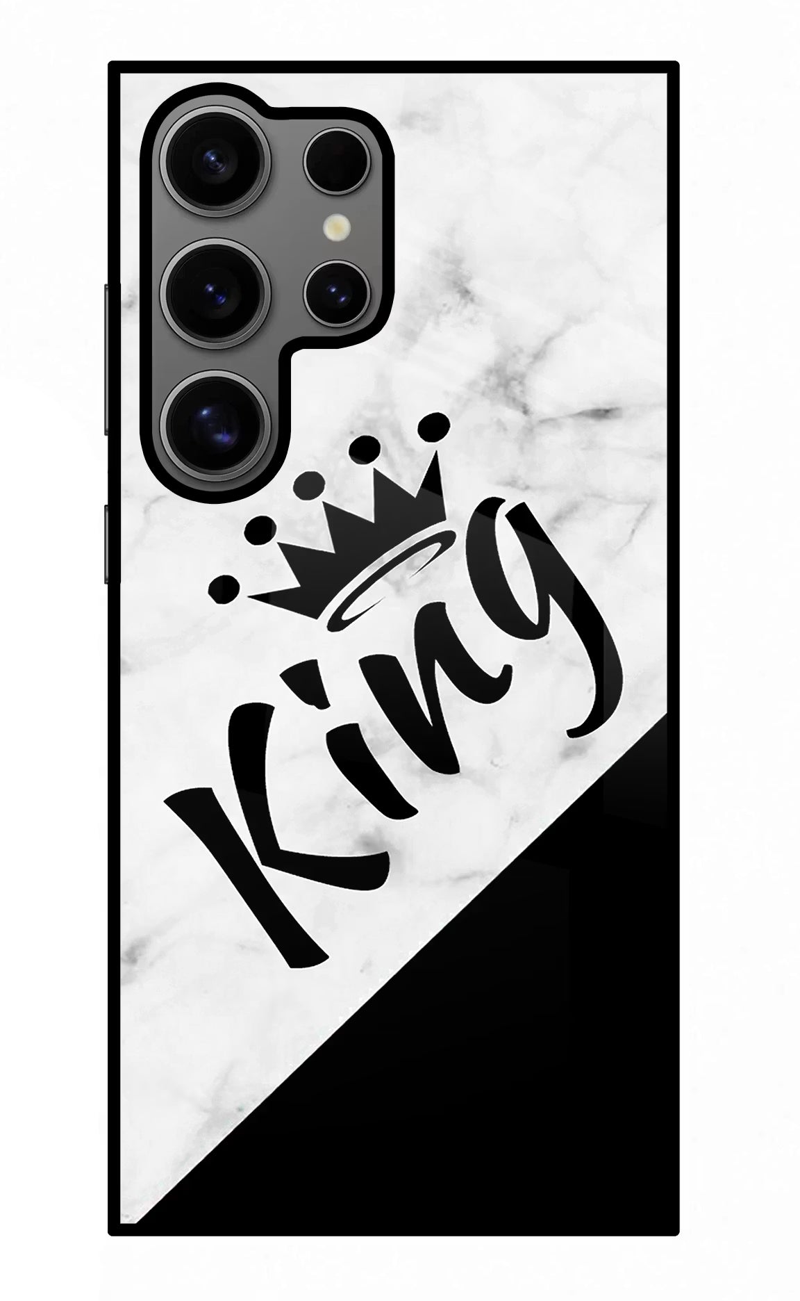 King Samsung S24 Ultra Glass Case Back Cover by Casekaro