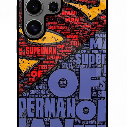 Superman Samsung S24 Ultra Glass Case Back Cover by Casekaro