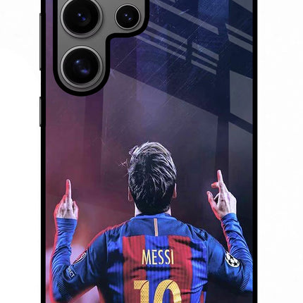 Messi Samsung S24 Ultra Glass Case Back Cover by Casekaro