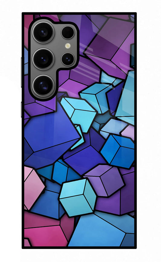 Cubic Abstract Samsung S24 Ultra Glass Case