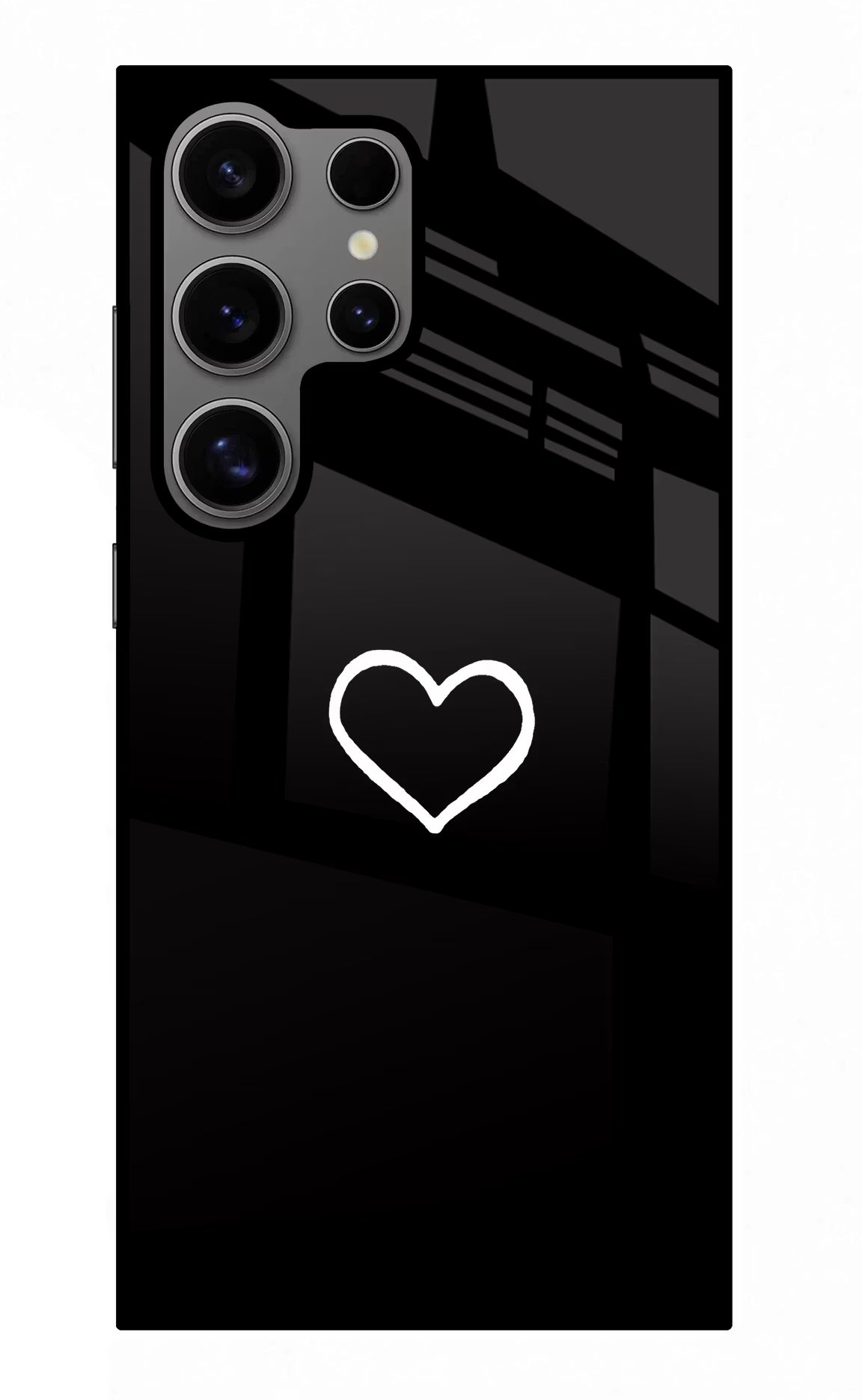 Heart Samsung S24 Ultra Glass Case Back Cover by Casekaro