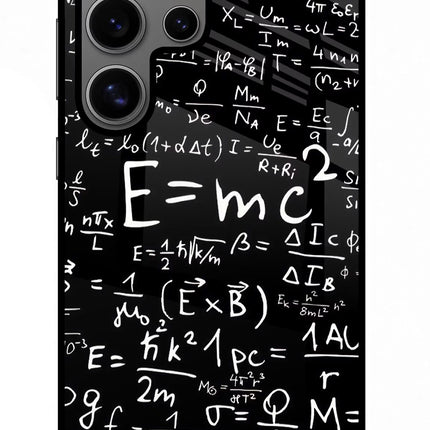Physics Formula Samsung S24 Ultra Glass Case Back Cover by Casekaro