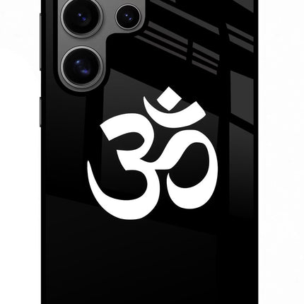 Om Samsung S24 Ultra Glass Case Back Cover by Casekaro