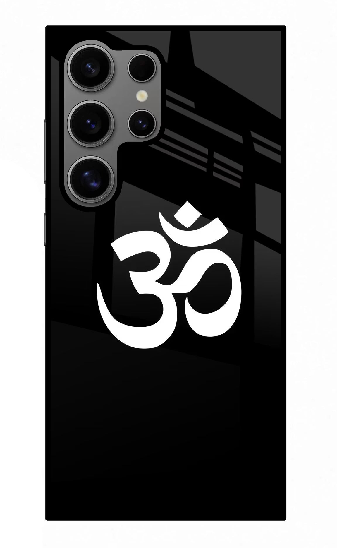 Om Samsung S24 Ultra Glass Case Back Cover by Casekaro