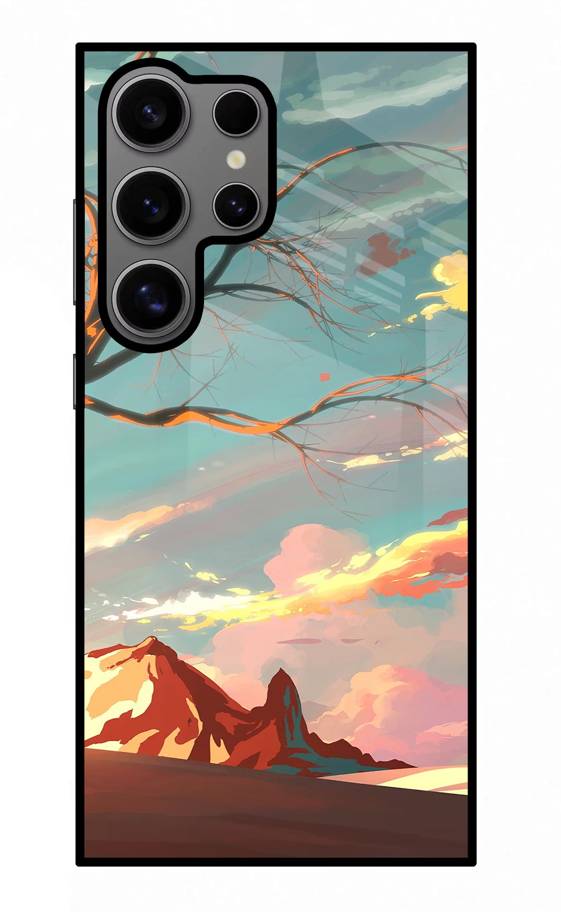 Scenery Samsung S24 Ultra Glass Case Back Cover by Casekaro