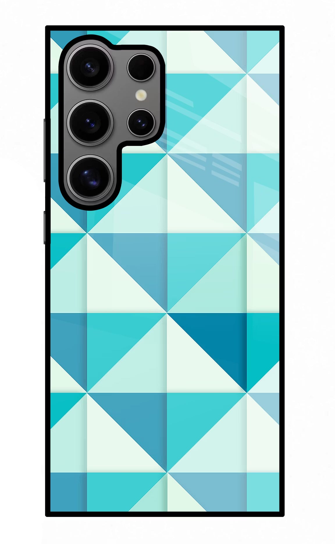 Abstract Samsung S24 Ultra Glass Case Back Cover by Casekaro