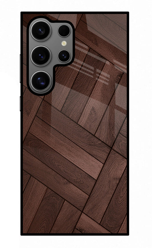 Wooden Texture Design Samsung S24 Ultra Glass Case