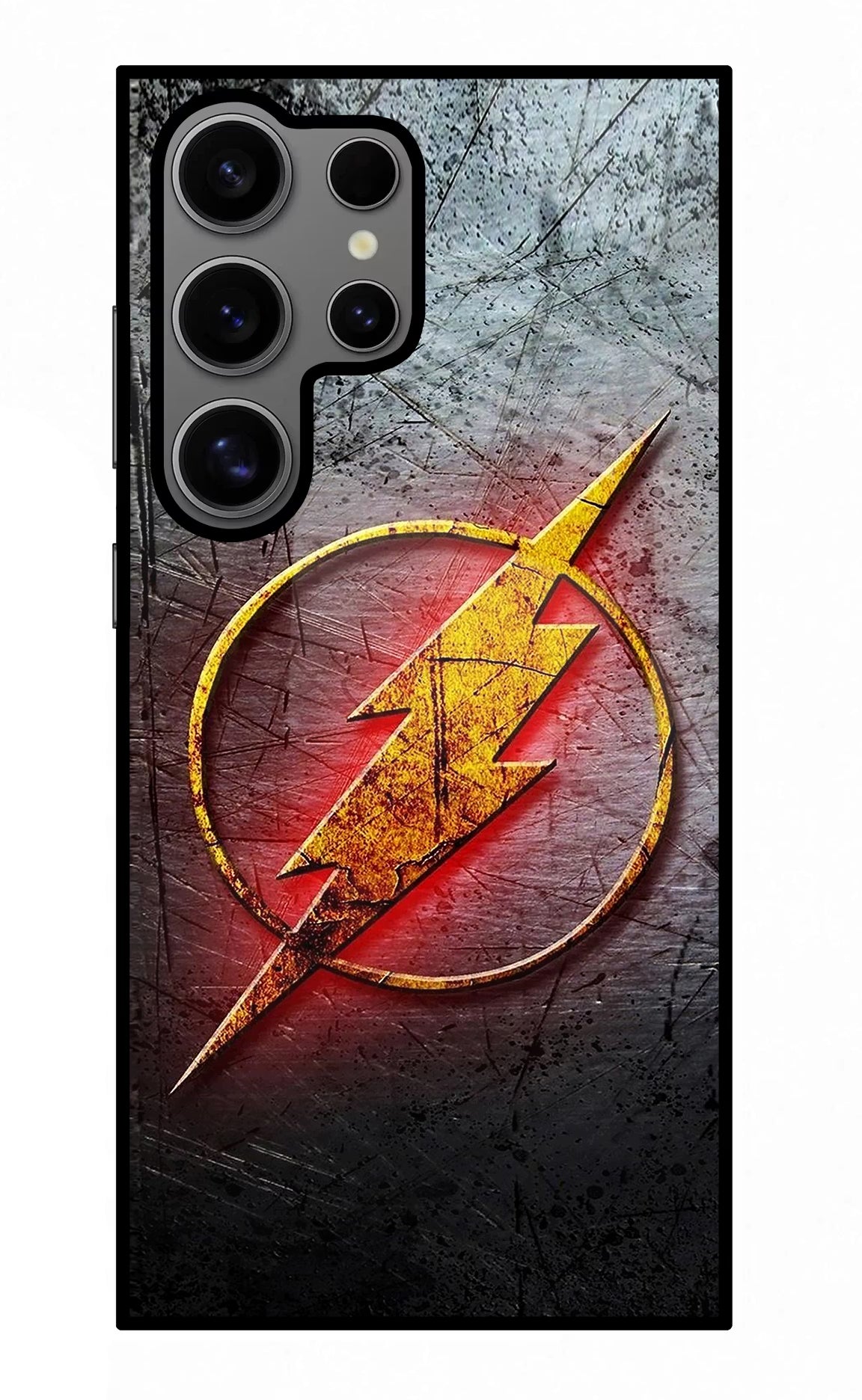 Flash Samsung S24 Ultra Glass Case Back Cover by Casekaro