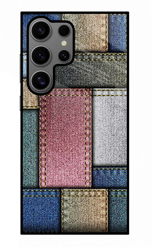 Multicolor Jeans Samsung S24 Ultra Glass Case