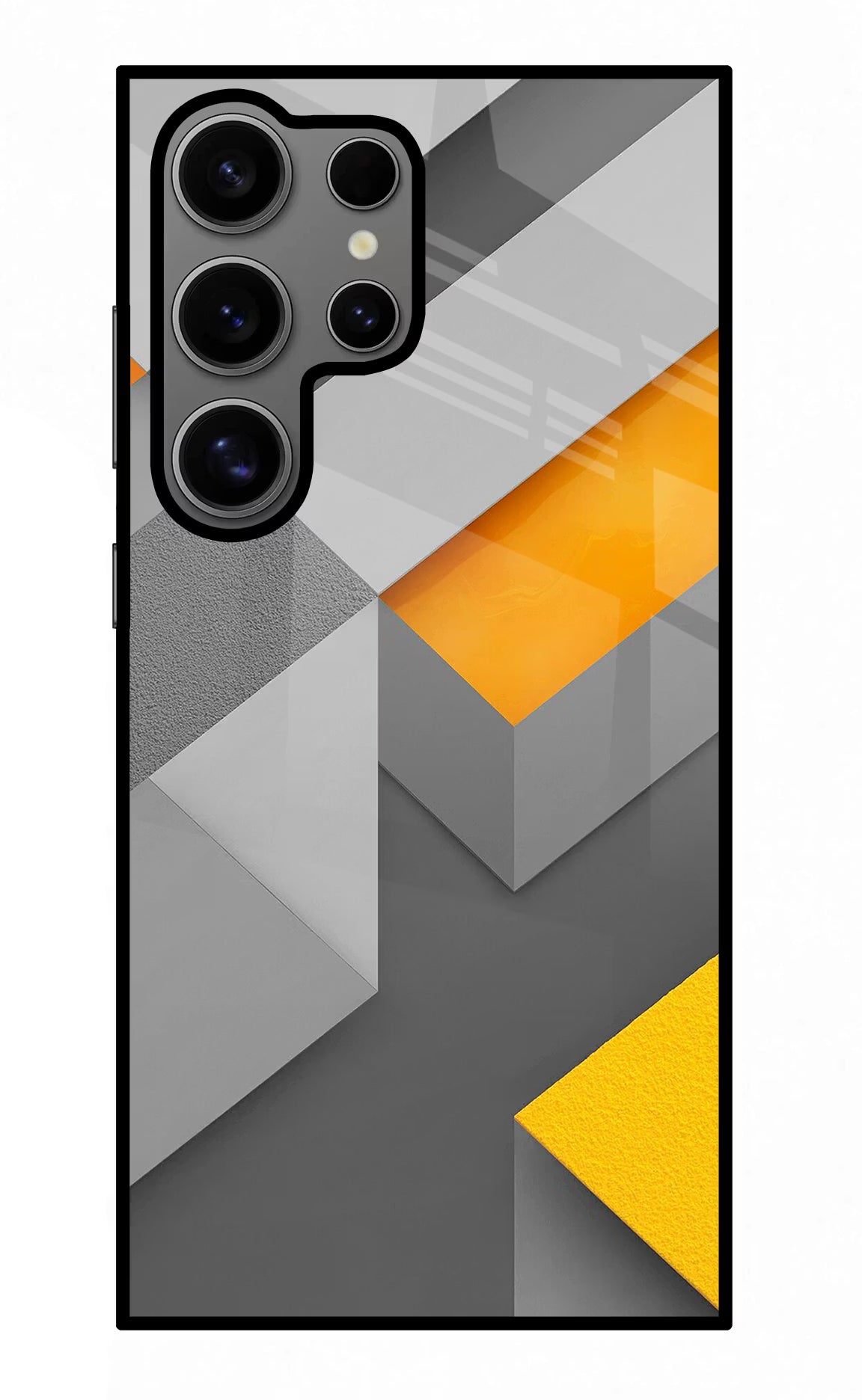 Abstract Samsung S24 Ultra Glass Case Back Cover by Casekaro
