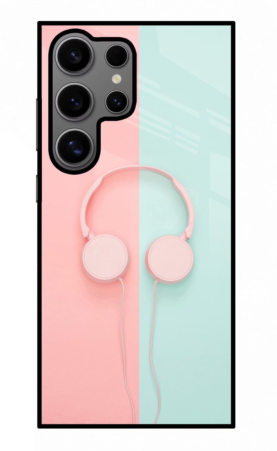 Music Lover Samsung S24 Ultra Glass Case Back Cover by Casekaro