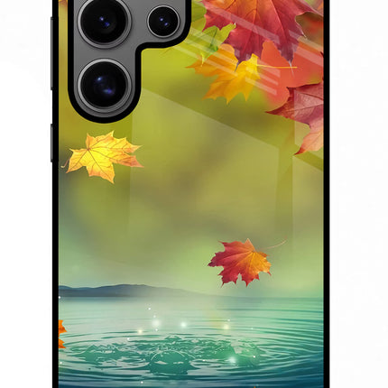 Flowers Samsung S24 Ultra Glass Case Back Cover by Casekaro