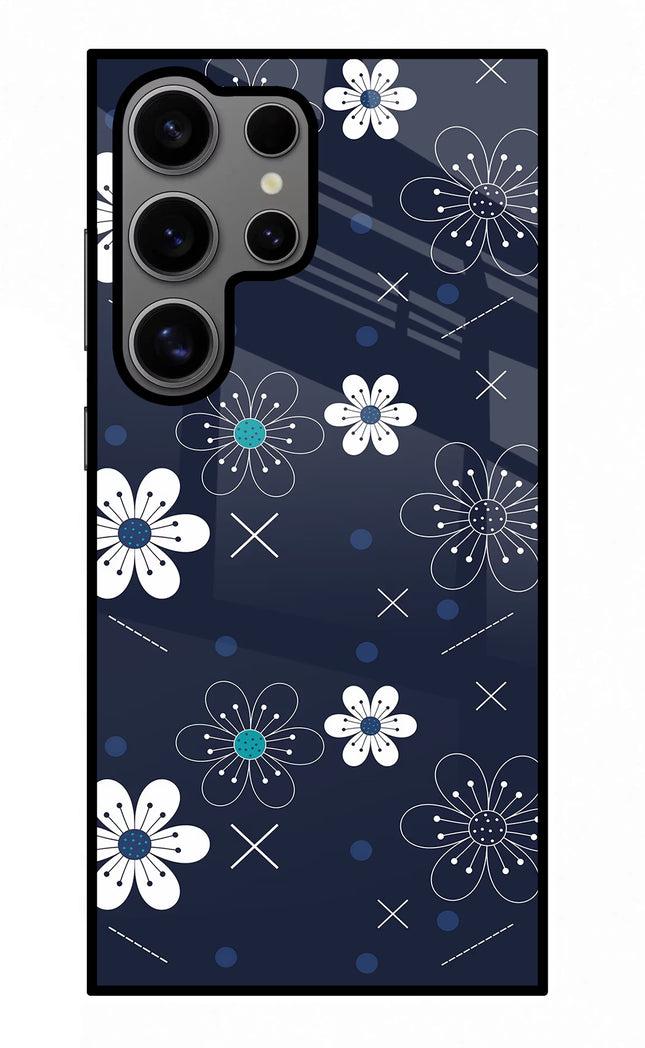 Flowers Samsung S24 Ultra Glass Case