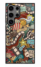 Cinema Abstract Samsung S24 Ultra Glass Case