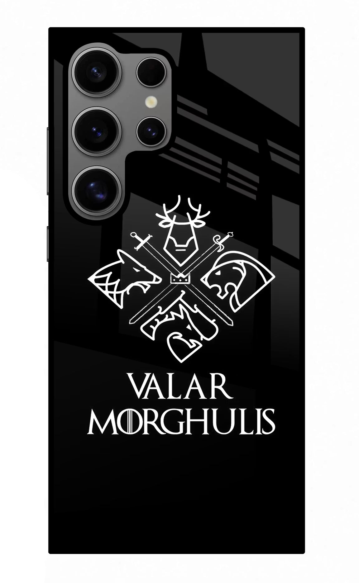 Valar Morghulis | Game Of Thrones Samsung S24 Ultra Glass Case Back Cover by Casekaro